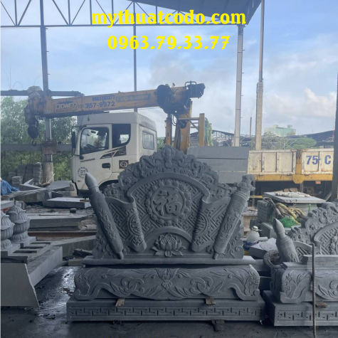 Bình phong đá granite