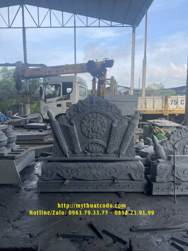 Mỹ Thuật Cố Đô chuyên thiết kế, thi công và cung cấp Bình phong (Cuốn thư) Đá, Khu lăng mộ Đá