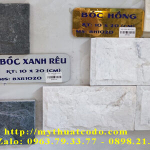 Đá bóc xanh rêu (đá bóc lồi xanh rêu) 10cm x 20cm