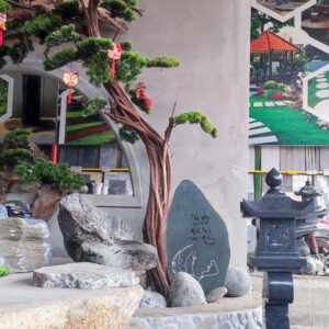 Đèn đá trang trí sân vườn, tiểu cảnh, hồ cá, hay làm quà tặng phong thủy