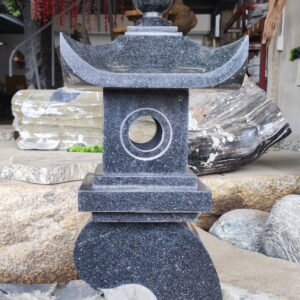 Đèn đá Granite đen Huế đánh bóng - 86cm x 39cm