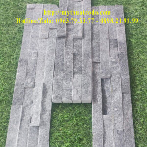 Đá ghép đen NA còn được gọi là đá que ghép màu đen 10cm x 50cm