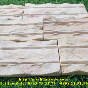 Đá Sóng thần vàng 10cm x 20cm