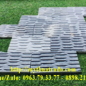 Đá răng lược đen 10cm x 20cm