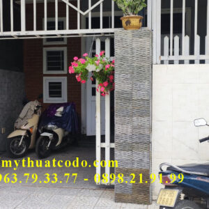 Đá răng lược đen 10cm x 20cm