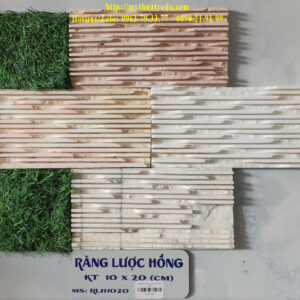 Đá răng lược hồng 10cm x 20cm