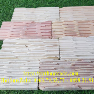 Đá răng lược hồng 10cm x 20cm