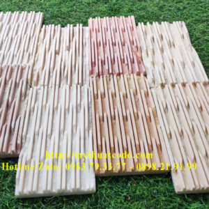 Đá răng lược hồng 10cm x 20cm