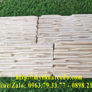 Đá răng lược vàng 10cm x 20cm