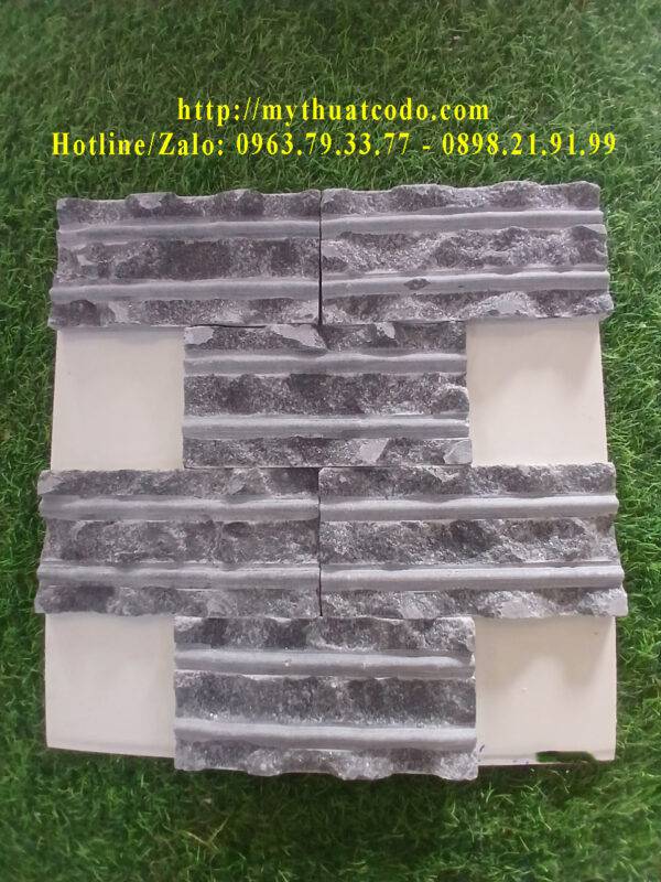 Đá Sóng thần đen 10cm x 20cm