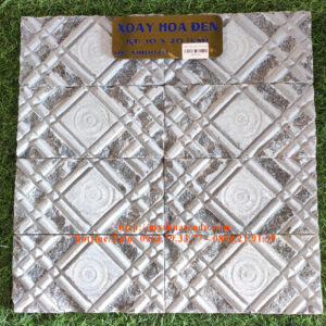 Đá xoáy hoa đen 10cm x 20cm