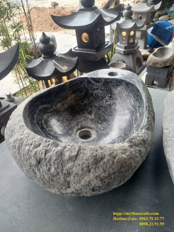 Lavabo Đá Tự Nhiên - KT: 60x35x15(cm)