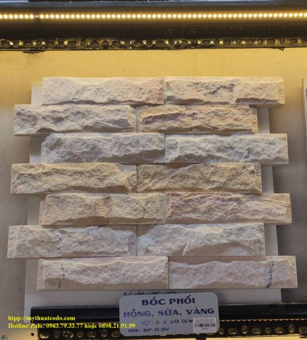 Đá Bóc phối Vàng, Hồng, Sữa 5x20(cm)