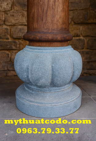 Đế táng đá kê cột nhà rường