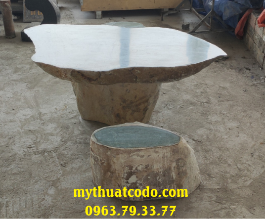 Bàn ghế đá cuội