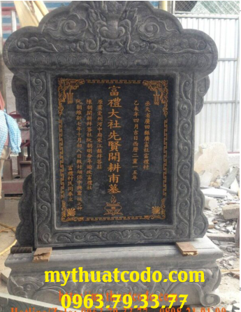 Bia đá mỹ nghệ Huế