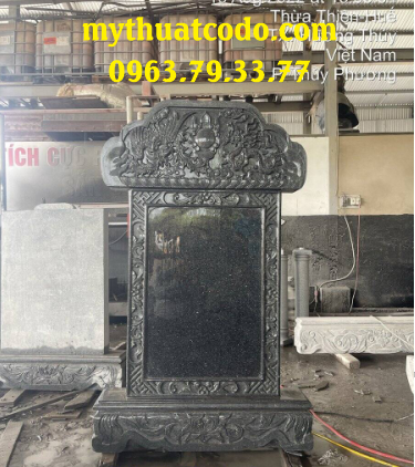 Bia đá granite đen