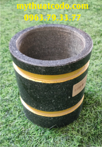 Lư hương đá granite đen