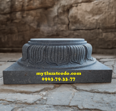 Đế táng đá kê cột nhà rường