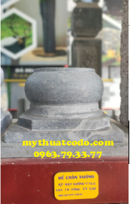 Đế táng đá kê cột nhà rường