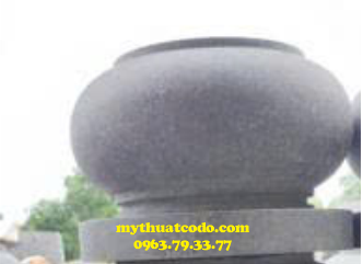 Đế táng đá kê cột nhà rường