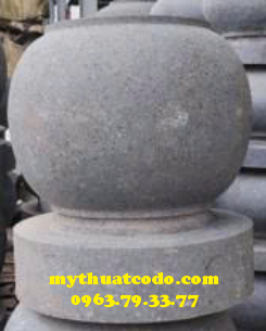 Đế táng đá kê cột nhà rường