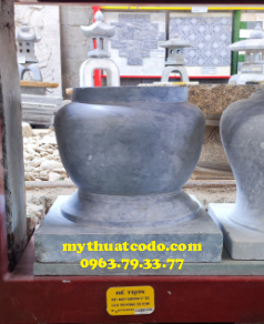 Đế táng đá kê cột nhà rường