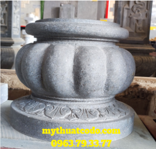 Đế táng đá kê cột nhà rường
