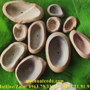 Mỹ thuật Cố Đô thiết kế và cung cấp chậu đá cuội, chậu đá trồng cây, chậu đá để bàn, chậu sen đá