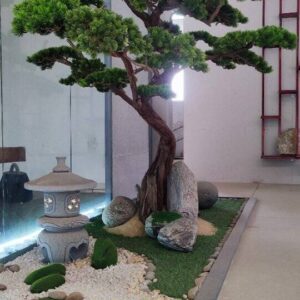 Công ty Mỹ thuật Cố Đô cung cấp cành tùng giả nghệ thuật, cây hoa giả