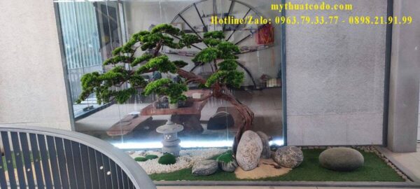 Công ty Mỹ thuật Cố Đô cung cấp cành tùng giả nghệ thuật, cây hoa giả