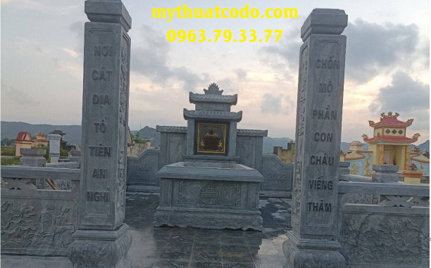 Cổng đá granite mỹ nghệ