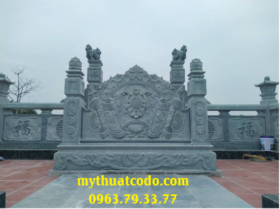 Bình phong đá granite