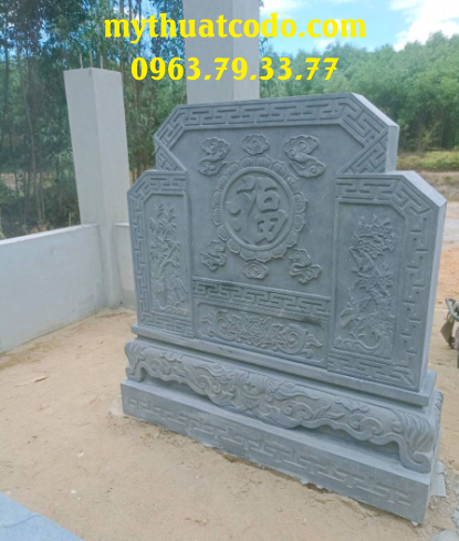 Bình phong đá granite
