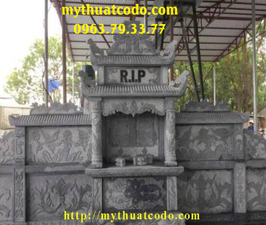 Lăng mộ đá granite đen Huế