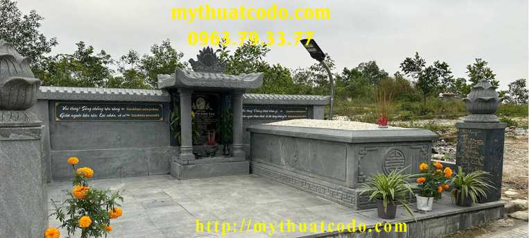 Lăng mộ đá granite đen Huế