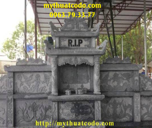 Lăng mộ đá granite đen Huế